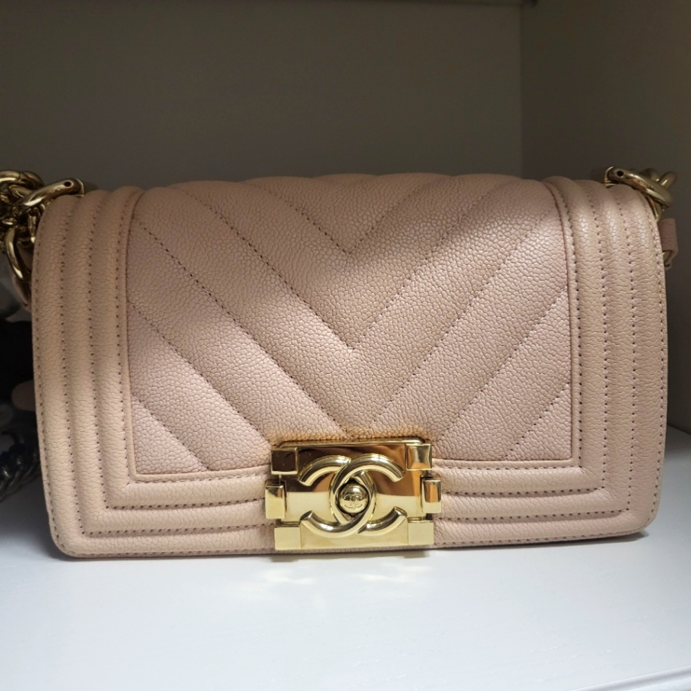 Chanel Beige Clair Boy Bag